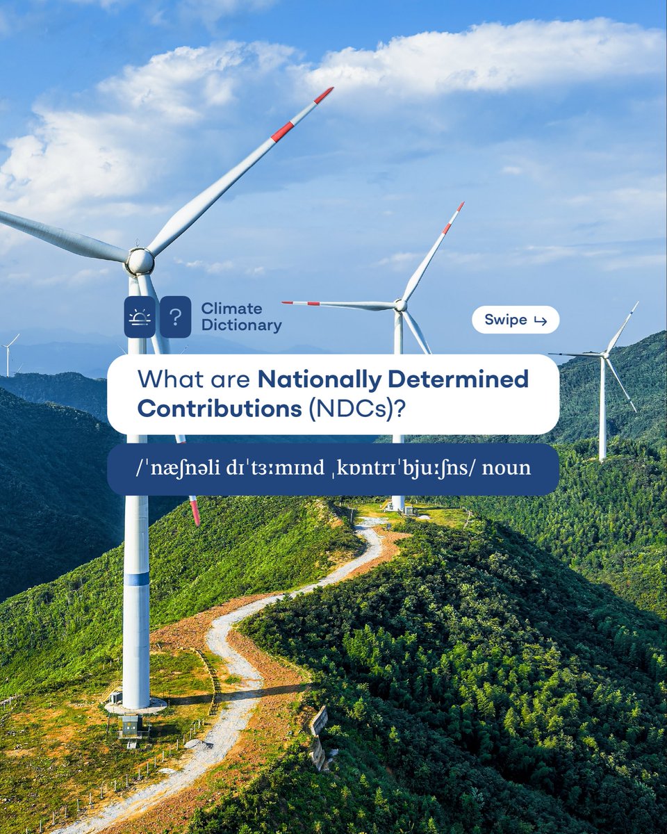 turkiyecop31's tweet photo. Ahead of COP31, where Parties will convene to advance global climate action, how well do we understand key climate mechanisms like Nationally Determined Contributions (NDCs)? 🌍
The Climate Dictionary is here to help.

#COP31 #ClimateDictionary https://t.co/aZBuSd5ehC