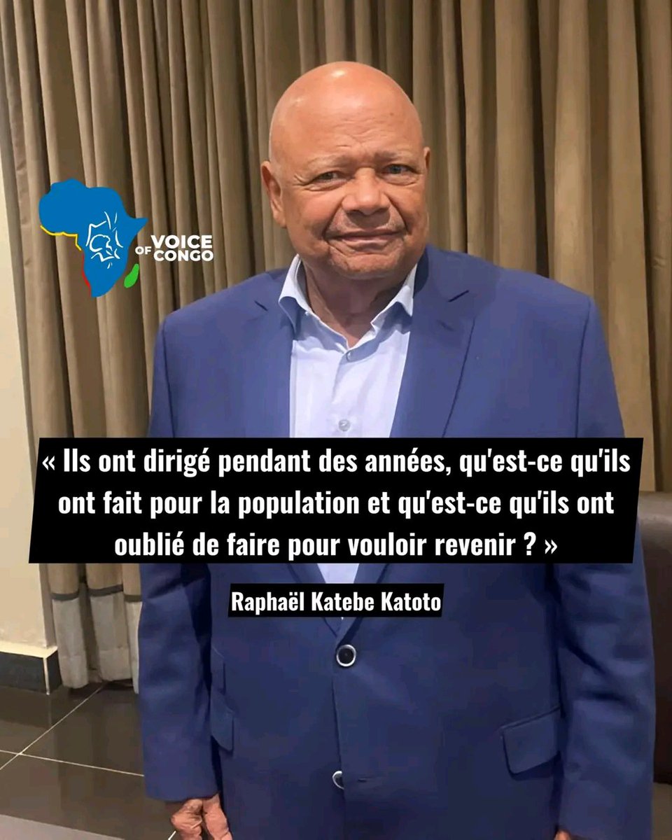 JosephPamphile3's tweet photo. Ils ont dirigé pendant des années, qu'est-ce qu'ils ont fait pour la population et qu'est-ce qu'ils ont oublié de faire pour vouloir revenir ? (...) Nous devons accompagner le président actuel qui est animé de bonne foi. Pourquoi vouloir le renverser ? », Raphaël Katebe Katoto https://t.co/n8D720pjVu