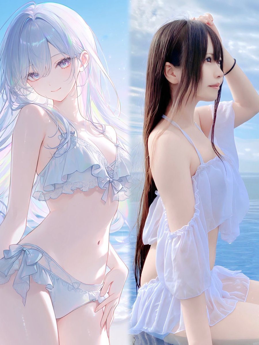 konominato40's tweet photo. 2次元3次元の夏🌻🍉

#PixAI #わくわくアイス祭り https://t.co/ylXyKXIXsA