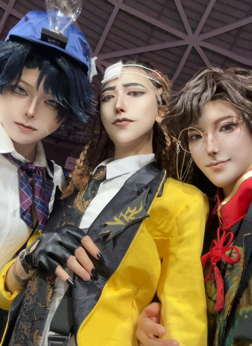 Akira_cosmo's tweet photo. #第五人格8arty
テテシス組3人のSR信号機カラーでいました🧲🧪🧐
またやりたいねって話してた組み合わせリベンジ出来て幸だった🙌
沢山交流もイベントも楽しめました！ https://t.co/YdGHVo0Ur0