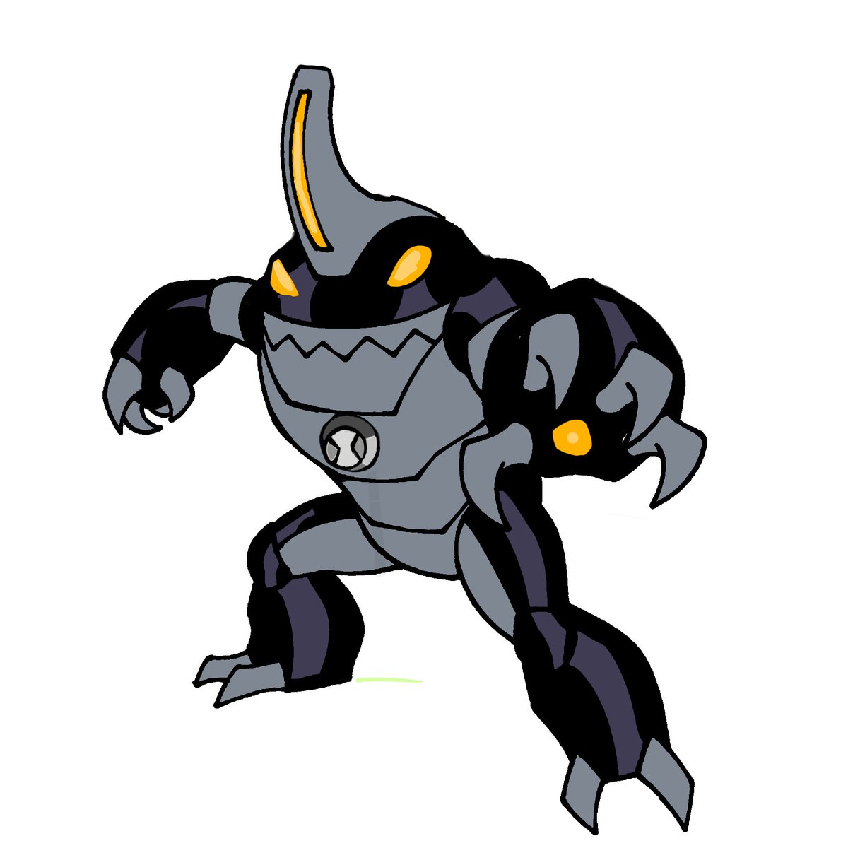 Aren_go's tweet photo. Eatle 
Leave the junk food to me — I convert trash into plasma standard output!
Classic eatle
#Ben10 #fanartㅤㅤㅤㅤ https://t.co/LkQjXn1F1K