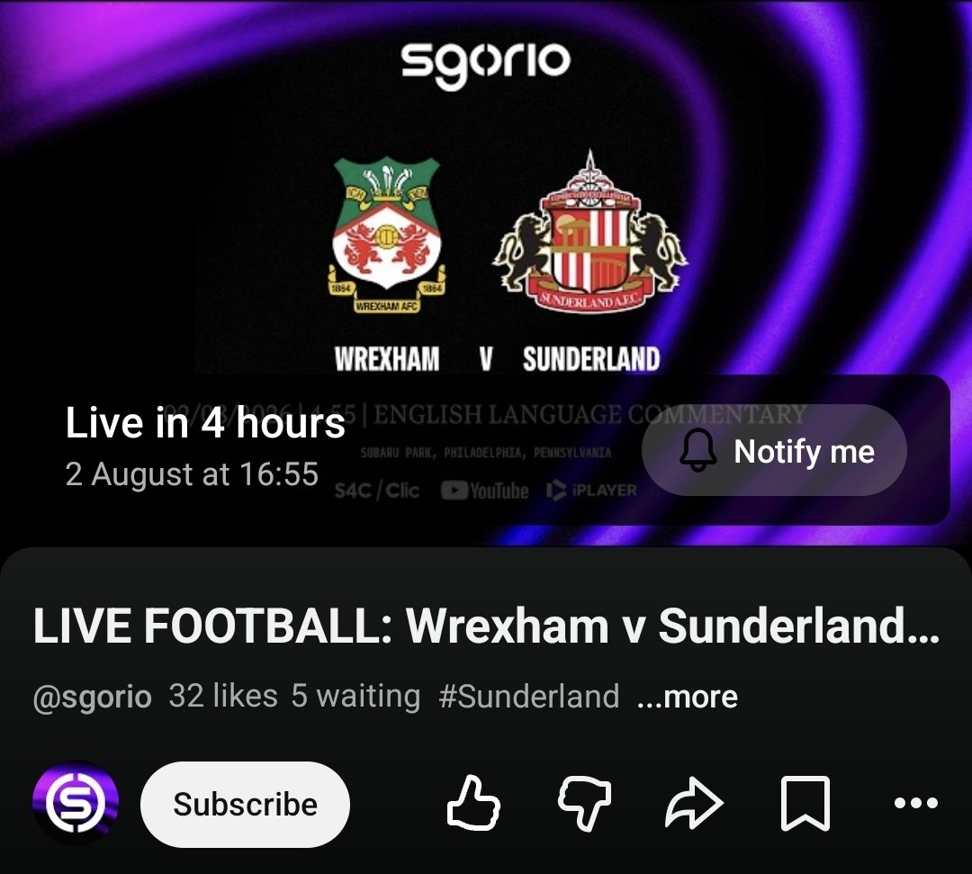 Parkersafc's tweet photo. Saw this YouTube link for our game later.

In case anyone else hasn't got it ⬇️

#safc

https://t.co/dCQlmZ1GhD https://t.co/oKds0s0c0u