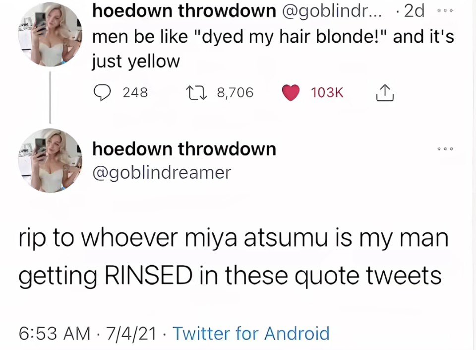 miaudor's tweet photo. genuinely still my favourite haikyuutwt moment of all time https://t.co/WS9bb6iOsp