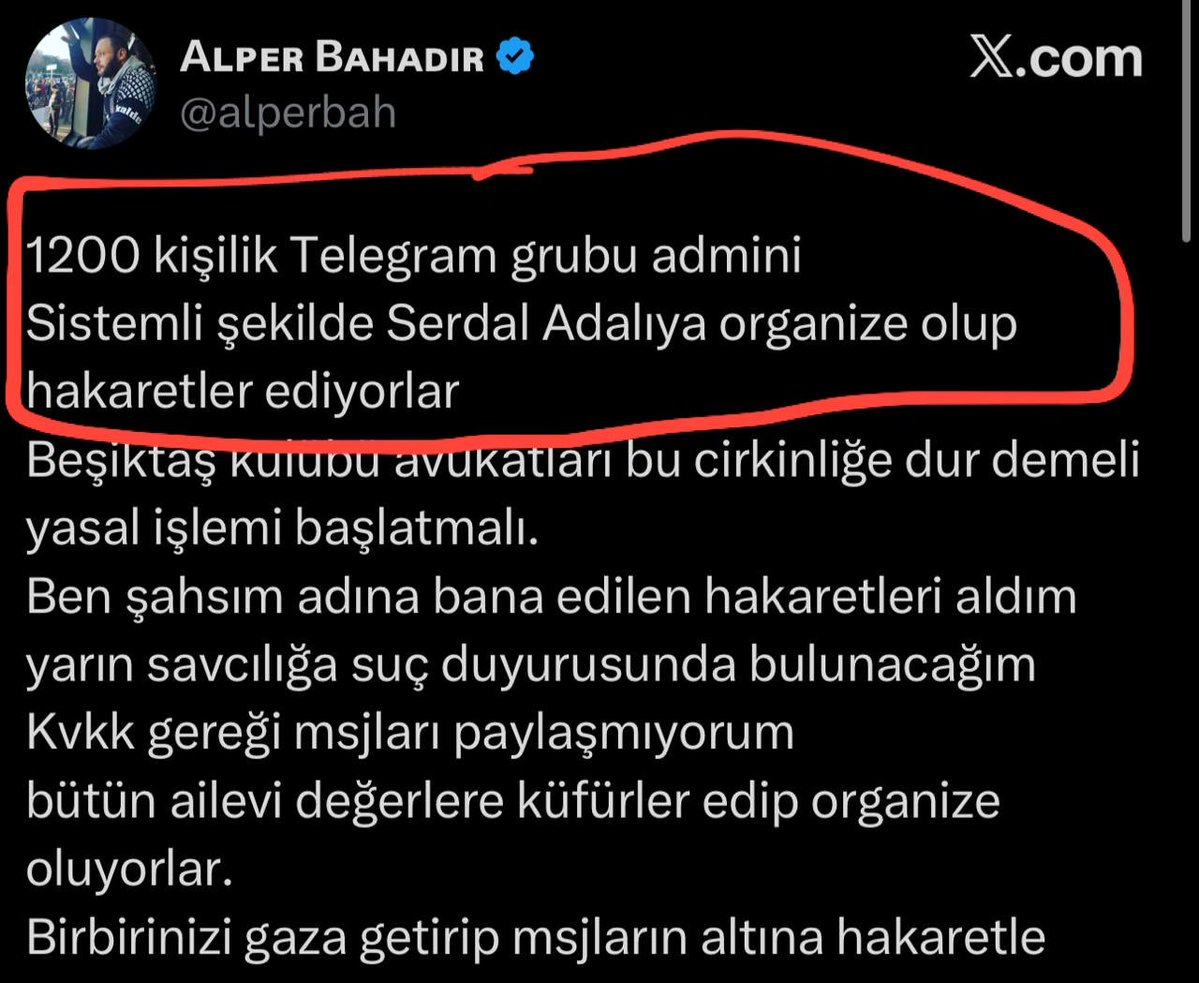 krmv_1903's tweet photo. @alperbah O senin kendi problemin Alper bey, sen amma toplu şekilde insanları organize olup hakaret ediyolar diyemezsin. 1200 kişinin içinde biri ben, bulnAdalıya ne zaman küfür etdim. https://t.co/5HTxuMT78w
