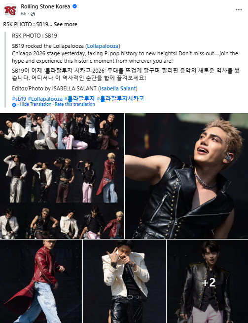 GamboaLalic's tweet photo. Engage po! They posted this sa FB page ng Rolling Stone Korea!

https://t.co/l5UOoW069H https://t.co/N5swNEJzdR