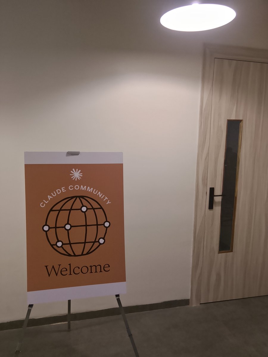 saymanlal's tweet photo. Live into the Claude Community Meetup, Bhopal 👾

Host - @aniketsahu_115 
By: @og_guild &amp; @theBuilder_base 

Excited to learn about @claude_code in detail.

@claudeai x @MPdao__?? https://t.co/ncMbD8Bfh2