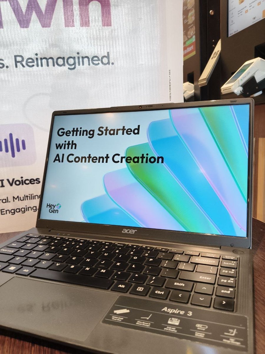 web3vilash's tweet photo. AI. Creators. Conversations. 🚀

Had an amazing time at today's HeyGen event with @mohneesh_gupta1 ! Great conversations, fresh ideas, and lots of inspiration around AI.

Looking forward to building and creating more together. ✨

#HeyGen #AI #Creators https://t.co/JRDuKRe3XM