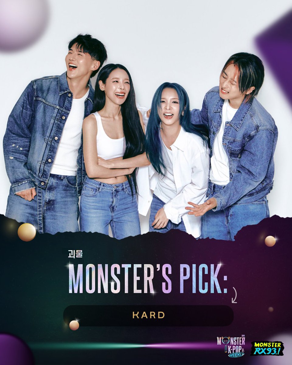 RX931's tweet photo. They're gonna lead us back to life! ✨

Ring, ring, ring! 📞 We leaned on #KARD during last week's #RandomFandom with their anniversary and comeback that won't let us lose our way ♥

Thanks, #HiddenKard, for vibing along with us! 😉 Who should take the spotlight next? 🎵 #RX931 https://t.co/HghaBsyw0E