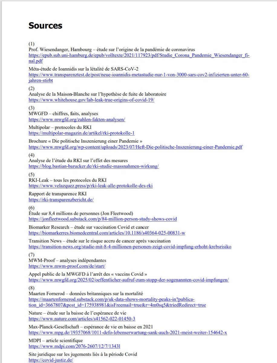 ErikLoridan's tweet photo. https://t.co/Kw9x96ta0s
Médecins,  lisez et signez. 
N’oublions jamais! 
Rappel : des médecins allemands sont persécutés pour avoir refusé le narratif covid, Reiner Fuellmich et le dr Bianca Wichtzel sont toujours en prison! https://t.co/vkKURvzqSI