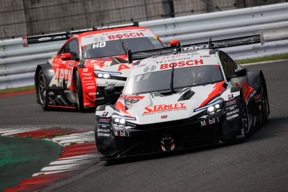HondaRacingGLB's tweet photo. First victory for the Honda HRC PRELUDE-GT! 🏆

Naoki Yamamoto and Tadasuke Makino claimed their first win of the year at Fuji today, which was also the first win for the new Honda HRC PRELUDE-GT car that has been introduced for the 2026 SuperGT season. https://t.co/KGPtQGNhLD