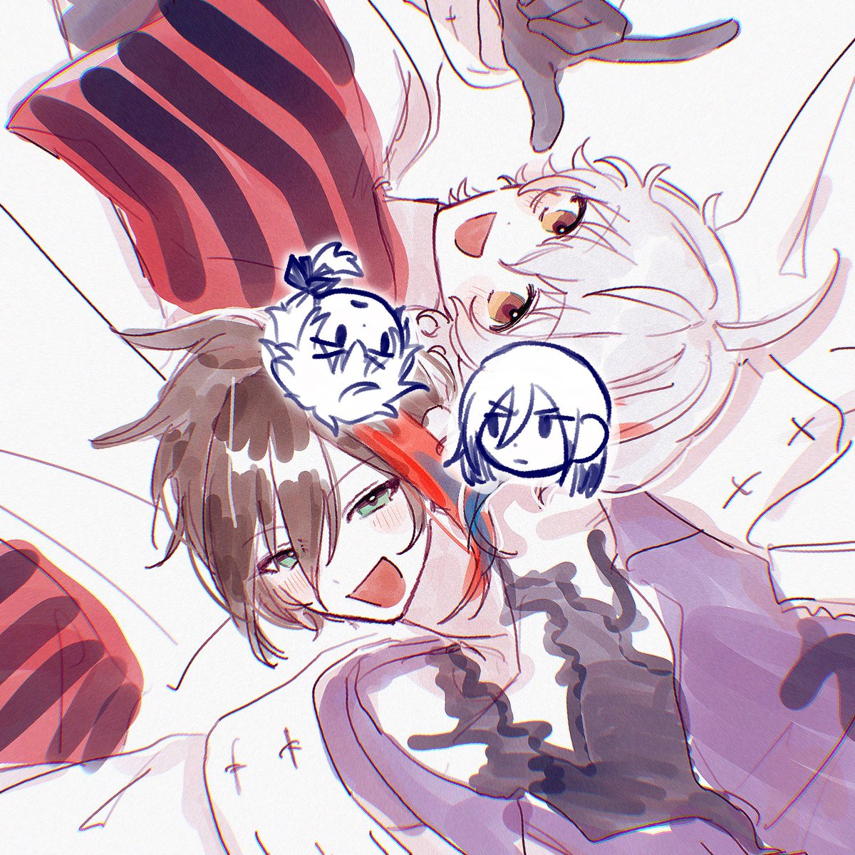 koro_papi_2's tweet photo. SideM TTのラフたち https://t.co/flnwKyLiZz