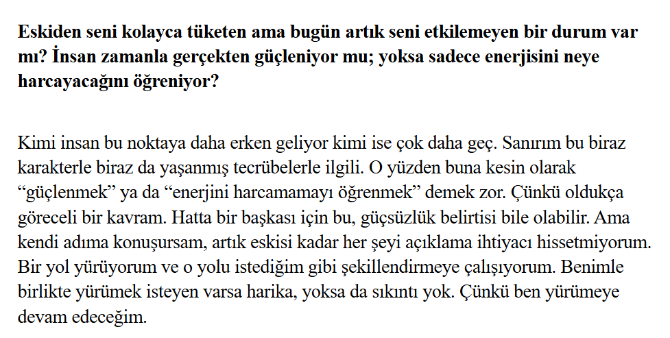 ela_b75225's tweet photo. Bir yol yürüyorum ve o yolu istediğim gibi şekillendirmeye çalışıyorum. Benimle birlikte yürümek isteyen varsa harika, yoksa da sıkıntı yok. Çünkü ben yürümeye devam edeceğim. ✨

#KeremBürsin https://t.co/7STn4ZD7Rq