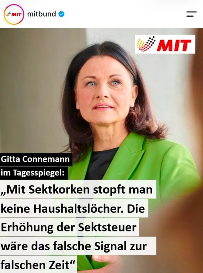 Nicoles44180590's tweet photo. Hilfen für Menschen mit Behinderung gekürzt Jugendhilfen gekürzt
Bafög Nullrunde
Vermögenssteuer NEIN
Sektsteuer ist das falsche Signal 
Aber Kranke, Behinderte und Kindern ist das richtige Signal?? 
Ekelhafte CDU
#connemann unsere Frau Lifestyle Teilzeit https://t.co/qhH0ZUtVaa