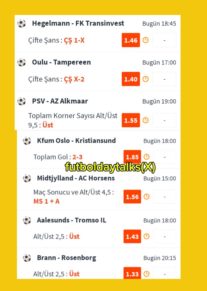 Futboldaytalks's tweet photo. 2 Ağustos Pazar İddaa Tahminlerimiz💵
Toplam 7 Maç🍀
Hedef En Az 5 Maç🏹
Seç Beğen AL 🤝 
Analiz Sonucu Çıkan Maçlar 💫 
İddaa Tahmin Analiz Bizim İşimiz🏆 https://t.co/3wzrvgczak