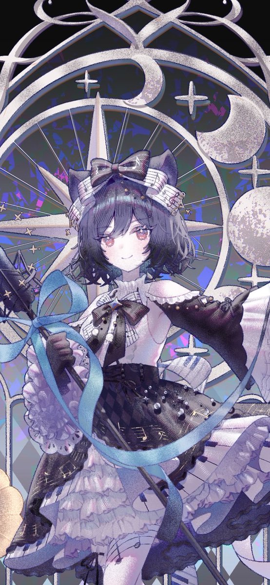 JEN30825's tweet photo. 森森鈴蘭🎵第二套服裝✨

裁成了手機桌布的尺寸
上方預留了放時間的空位

Cwt73:I27
FF47:第一天M16/第三天L32
品書準備中～
#蘭蘭的畫冊LA #森森鈴蘭 https://t.co/VTHC8ED4Wj