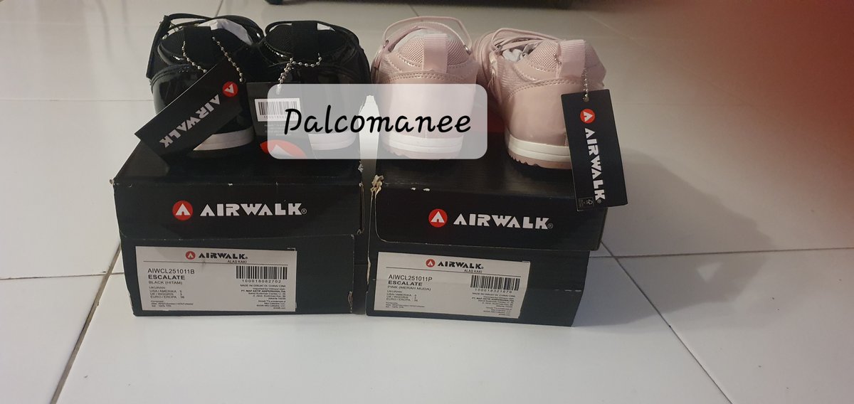 Dalcomanee_'s tweet photo. WTS airwalk escalate women uk 36 warna hitam dan pink, dijual karena ternyata kekecilan
Harga 279rb
Bisa COD Surabaya tgl 3 Agst 2026 atau COD Jkt Selatan tgl 4 - 6 Agst 2026
Komen di bawah kalau kirim DM ya https://t.co/RdIP2yi6US