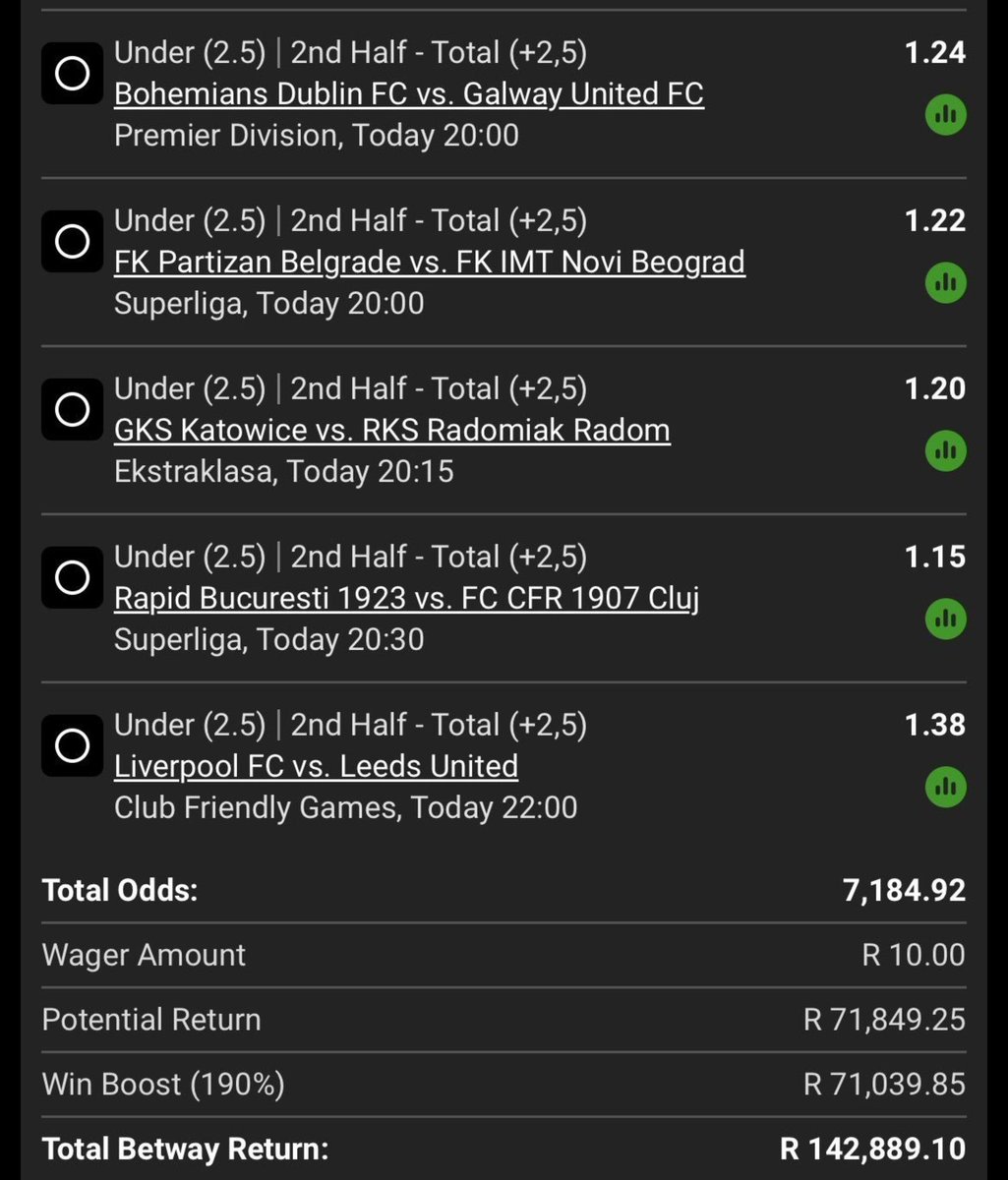 Londani749978's tweet photo. 2nd Half Under 2.5 
BW6617C2D1
Kickoff  15:30

Over 0.5 
BW6617CA48

Under 5.5 
BW6617D111
Kickoff 16:00
Goodluck ✨️ https://t.co/Fwn7c9Pec1