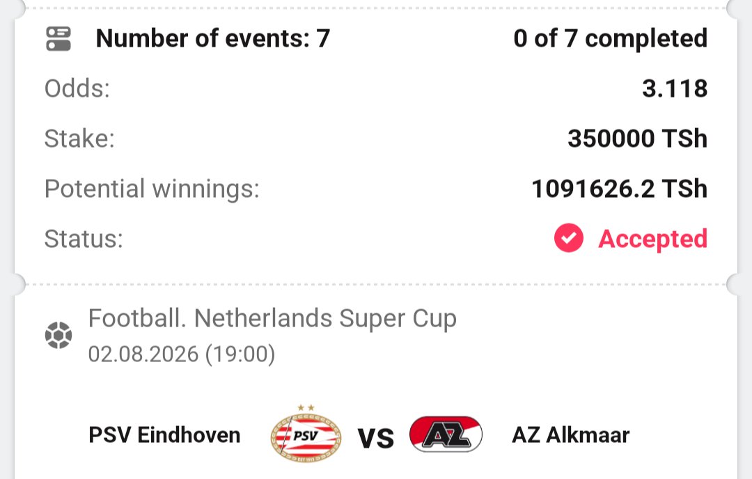 Mzigobet's tweet photo. BET OF THE DAY🔥

Kampuni : DBBET 

ODDS: 3.0+

CODE:F1SAZ

JISAJILI 👇
Kampuni : DBBET
Promocode : MZIGO25

Telegram group:https://t.co/UnwroJAn9m
What Group:Tuma ni "Add" No: 0714504170

NOTE: 100k First Deposit bonus mpaka 1M https://t.co/ezI44GaSw4