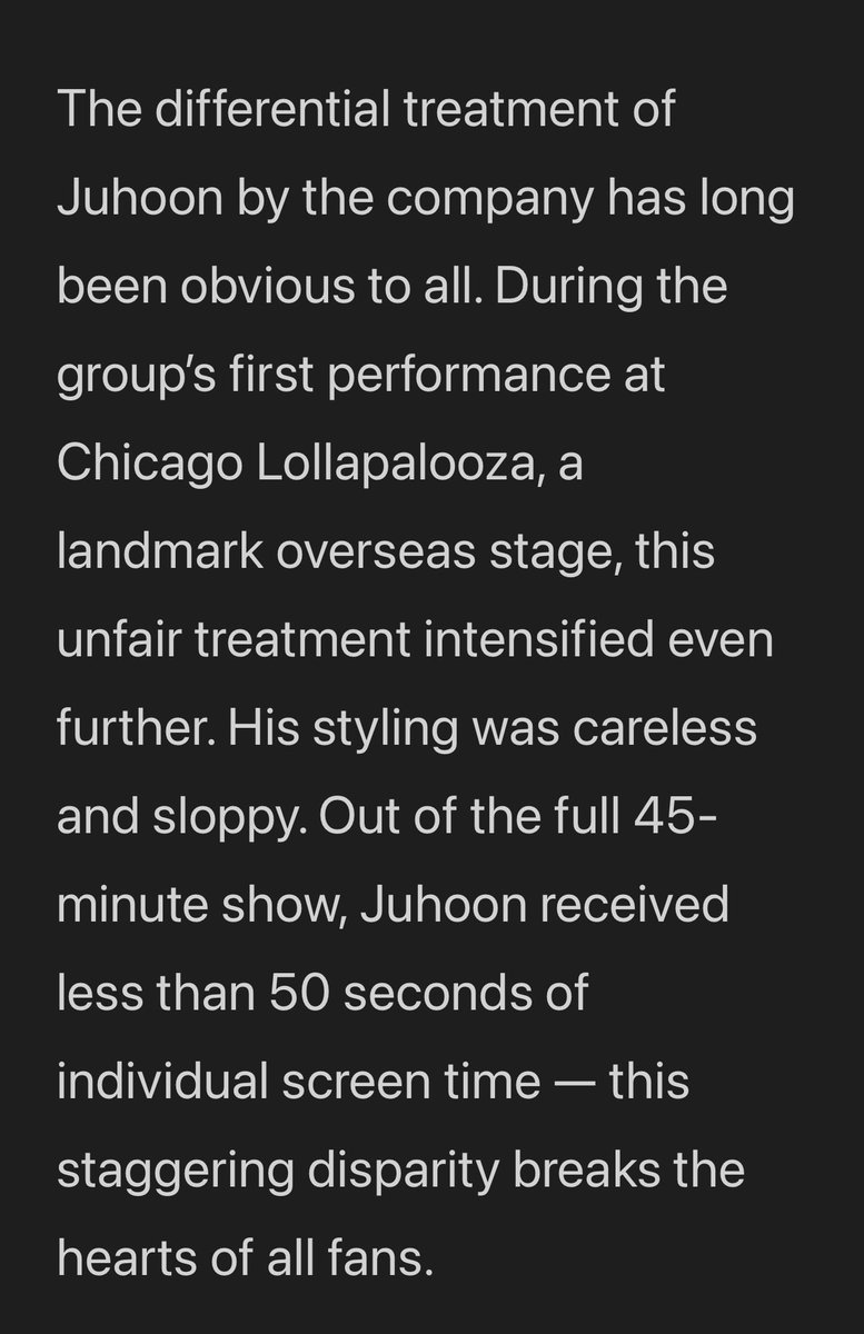 ChinaJuhoonBar's tweet photo. Stop the differential treatment of Juhoon
@cortis_bighit @HYBEOFFICIALtwt https://t.co/qHMzX0cFcw
