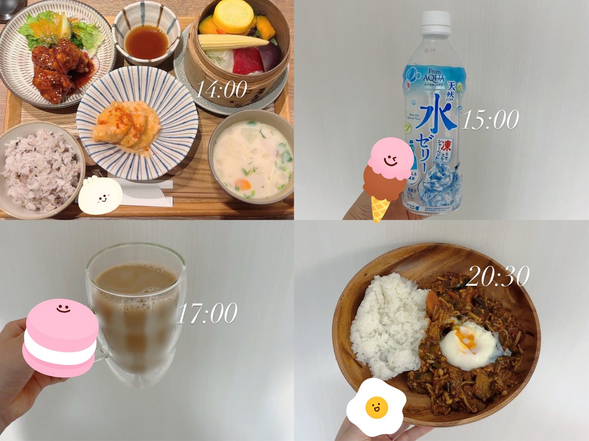 vv2v8pt's tweet photo. ❅食事記録 8/2(日)

朝：なし
お昼：蒸し野菜セット(外食)
夕方：お水ゼリー、無糖コーヒー×無調整豆乳
夜：無水カレー(2日目)

ダメだ…完全に食べすぎт  ̫ т

#食事記録
#ダイエット
#美容垢さんと繋がりたい 
#ダイエット垢さんと繋がりたい https://t.co/R6MMXwTdPU