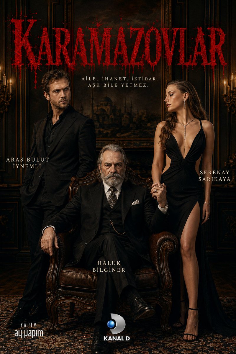 dizi4525's tweet photo. 🔥KARAMAZOVLAR🔥
Dostoyevski'nin ölümsüz eserinden uyarlanan Karamazov Kardeşler. Başrollerinde Aras Bulut İynemli Serenay Sarikaya ve Haluk Bilginer yer aliyor
#Karamazovlar #KaramazovKardeşler #AyYapım #KanalD #HalukBilginer #ArasBulutİynemli #SerenaySarıkaya https://t.co/N46IEO4drR