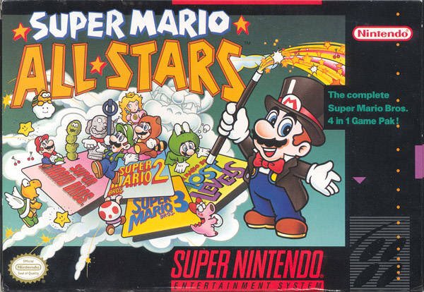 OnThisDayGaming's tweet photo. Super Mario All-Stars for the SNES was released on this day in North America, 33 years ago (1993) https://t.co/OgHOdvGd1U