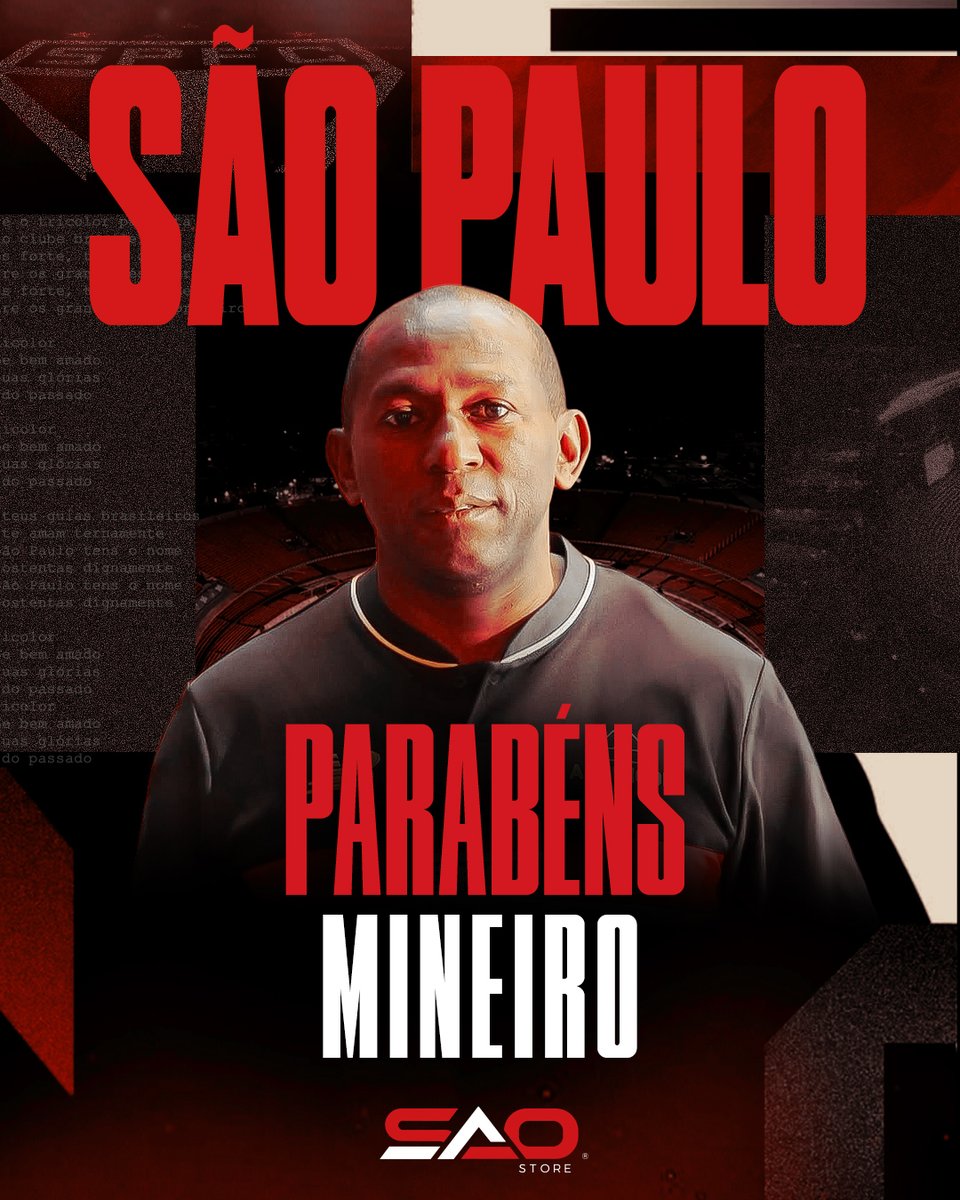 SAOStoreOficial's tweet photo. MINEIRO BATEU, BATEU, BATEUUU... É GOL! 🚀🏆

Hoje o parabéns vai para um verdadeiro gigante do nosso meio de campo: Mineiro, o volante que marcou um dos gols mais importantes da nossa história!

🥳 Feliz aniversário, ídolo! https://t.co/HAsVxOqrEq