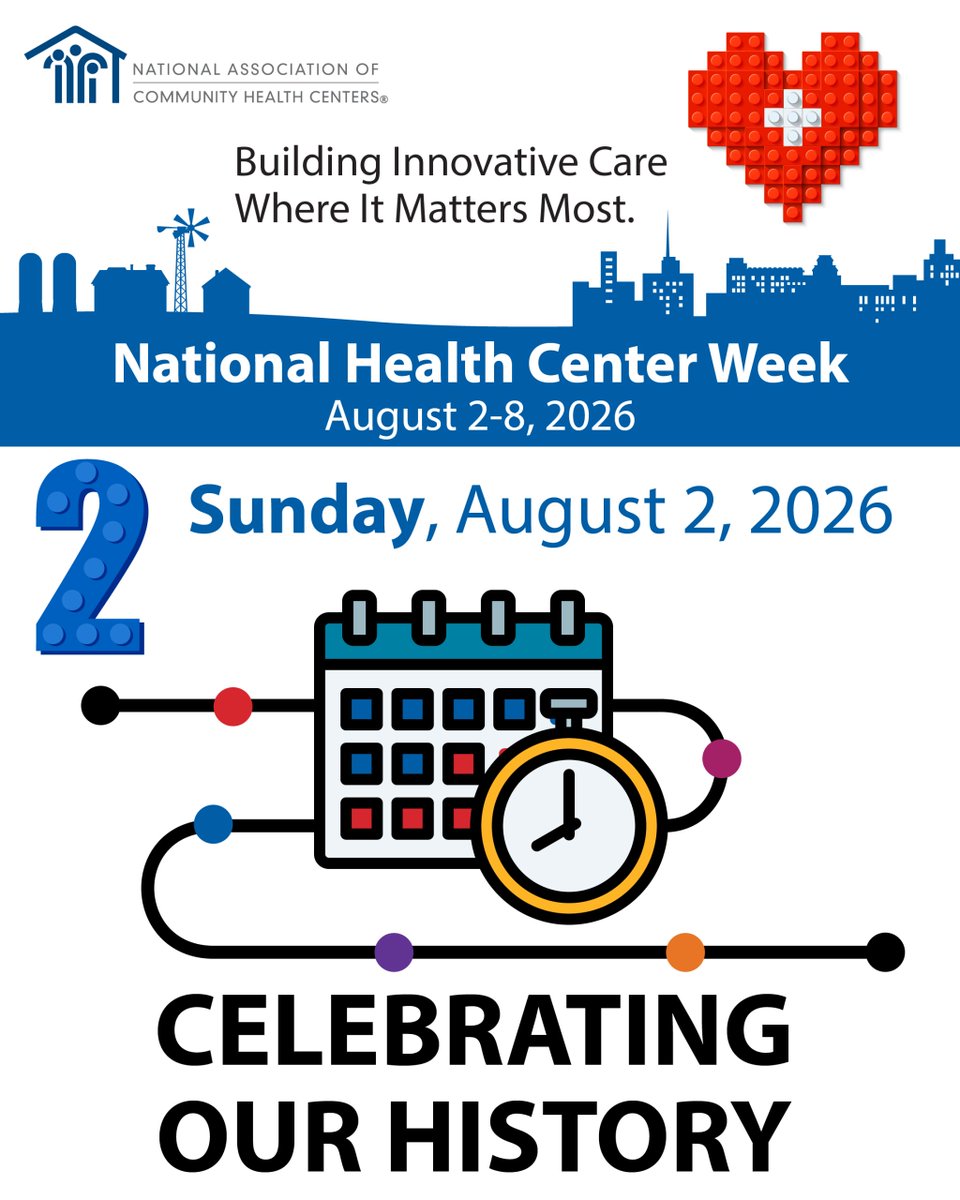 NTACHC's tweet photo. National Health Center Week kicks off this week where our centers reach 1 in 7 people becoming a cornerstone of community health. If you need a provider, please reach out to us. https://t.co/R4xWEKhl7v