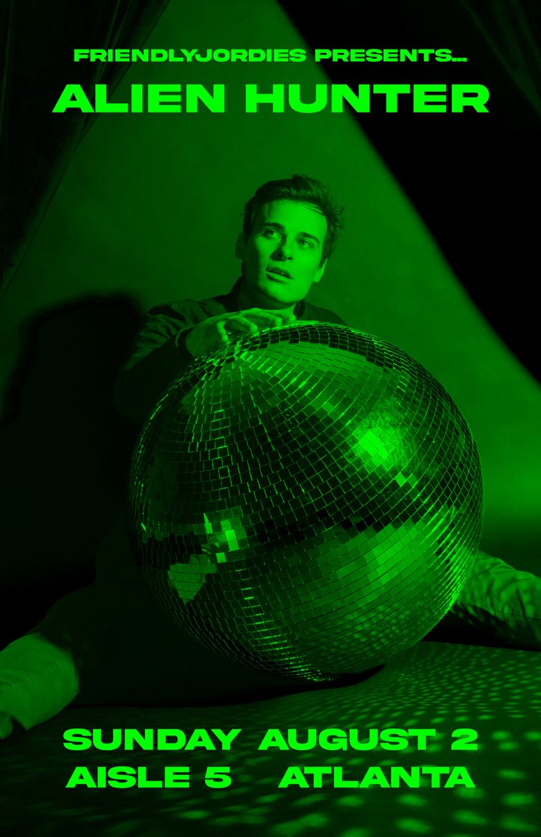 Aisle5atl's tweet photo. TONIGHT :: Friendlyjordies Presents: Alien Hunter at Aisle 5.
Tickets: https://t.co/0VD8nkMaU8 https://t.co/1Yd1CTSuBl