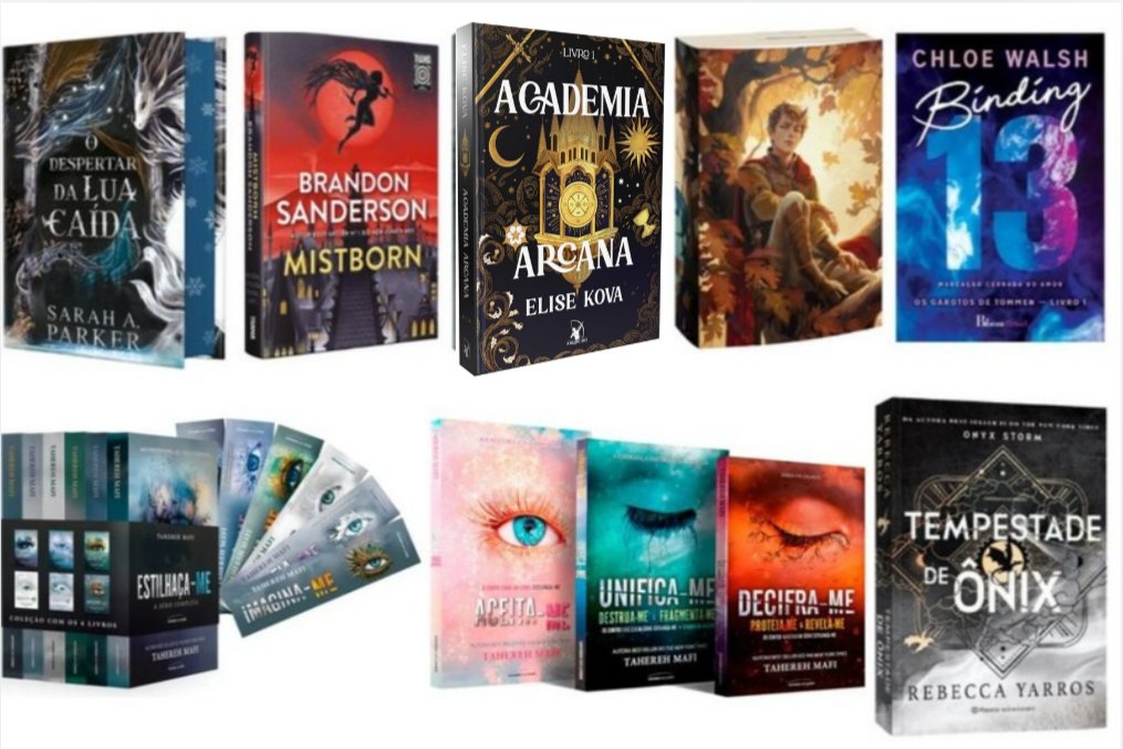 promosdelivro's tweet photo. 🚨 AINDA DISPONÍVEL 

🎟 Cupom ECONOMIZE

📚 Academia Arcana (capa dura) R$59
➡️ https://t.co/nsfYzn75W6

📚 Kit Herdeiro Roubado R$37
➡️ https://t.co/j0m6nPkgmw

📚 Mistborn: O Império Final R$55 no Pix
➡️ https://t.co/f6tYss0x4v

📚 Mistborn: A História Secreta R$45
➡️ https://t.co/9NK88LaaRO

📚 Kit Estilhaça-me R$110 no Pix
➡️ https://t.co/xdjY4OyMUv

📚 Kit Contos Estilhaça-me R$56 no Pix 
➡️ https://t.co/b4GBz0fMWs

📚 O Despertar da Lua Caída (capa dura) R$47
➡️ https://t.co/PyyXRVhzPU

📚 Tempestade de Ônix R$45
➡️ https://t.co/EuDXTtfkez

📚 Binding 13 R$39
➡️ https://t.co/YmicRRwi19

🔥 20% OFF acima de R$19 (Limitado a R$150 OFF)
➡️ https://t.co/JEqtUK50i4
🎟 Cupom ECONOMIZE