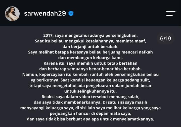 Srney2o's tweet photo. Tidak semua perempuan memilih bersuara. Ada yang memilih memendam luka demi menjaga martabat keluarga. Namun saat akhirnya memberanikan diri untuk bicara, yang datang justru penghakiman.

Semoga Tuhan menguatkan hatinya, memeluk setiap luka yang tak terlihat, dan memberi kekuatan untuk melewati semua ini.

Sending prayers to her🤍🥹