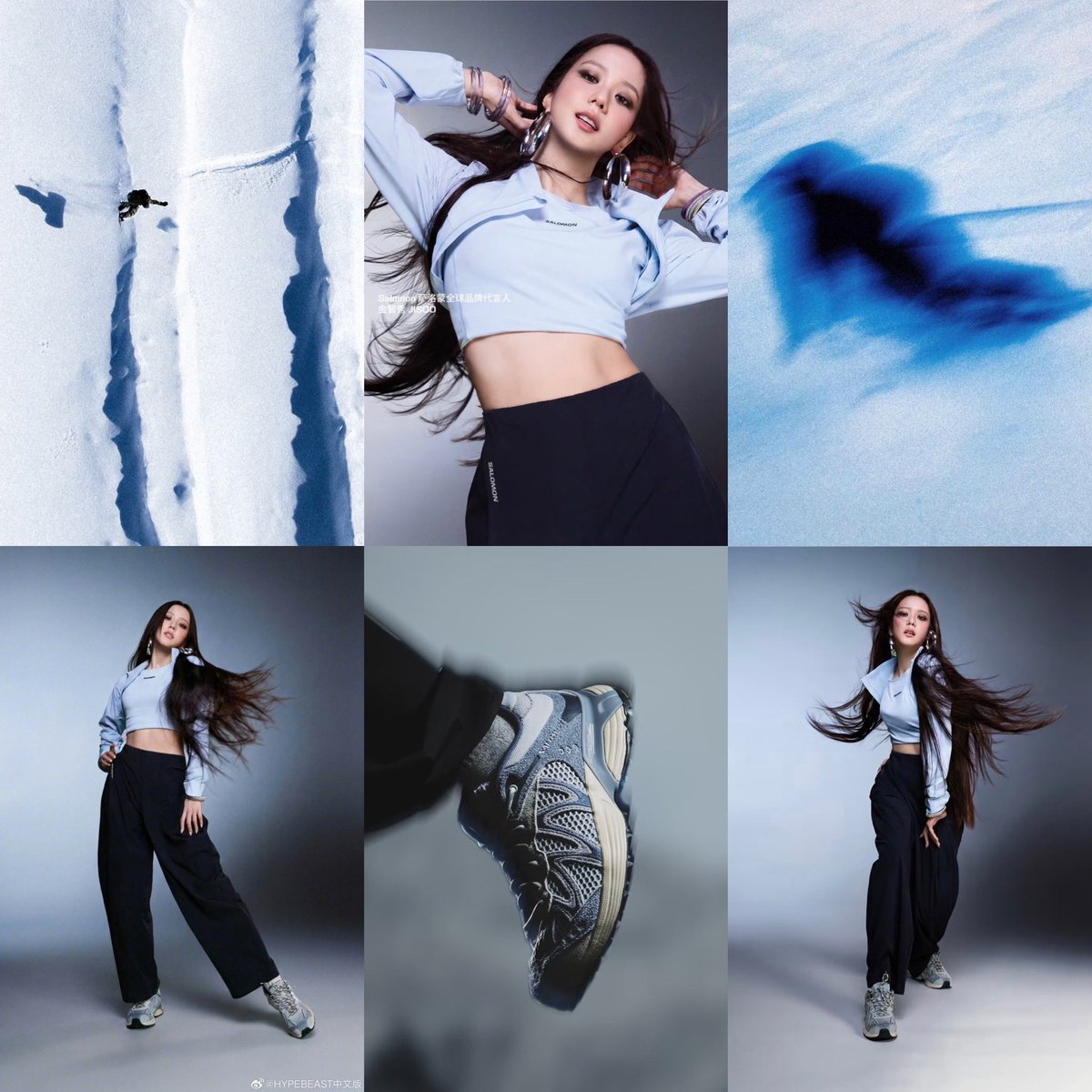 hiroppi_sp's tweet photo. Salomon Global Brand Ambassador JISOO Leads the “Blue Perspective” Campaign

French outdoor performance brand Salomon has unveiled its new “Blue Perspective” collection, inspired by the many shades and meanings of blue. The collection uses blue as its visual language to blur the boundaries between outdoor exploration and urban living, encouraging people to embrace both the journey into nature and the journey within themselves.

The campaign stars Salomon Global Brand Ambassador JISOO, whose multifaceted identity and distinctive sense of style perfectly embody the pioneering spirit of Blue Perspective. The collection has been available since August 1 through Salomon’s official online channels and retail stores nationwide.