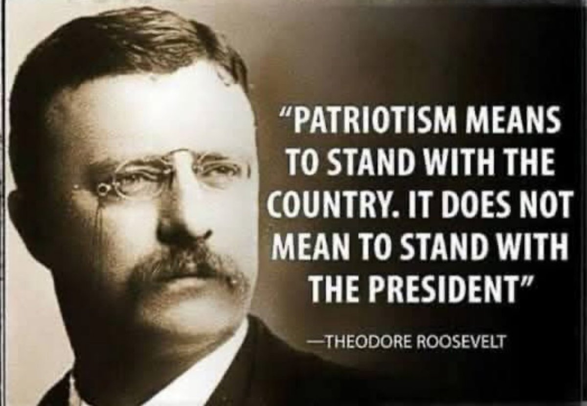 Battalion1st's tweet photo. “Patriotism means to stand by the country. It does not mean to stand by the president.”  - Theodore Roosevelt #theodoreroosevelt #theodorerooseveltquotes #usa #america250 #teddyroosevelt https://t.co/zFVSeymave