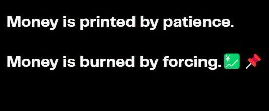 Sadeeq_Ib__'s tweet photo. Stop forcing trades and start being patience.🧏🏽‍♂️ https://t.co/8K2MDY02g8