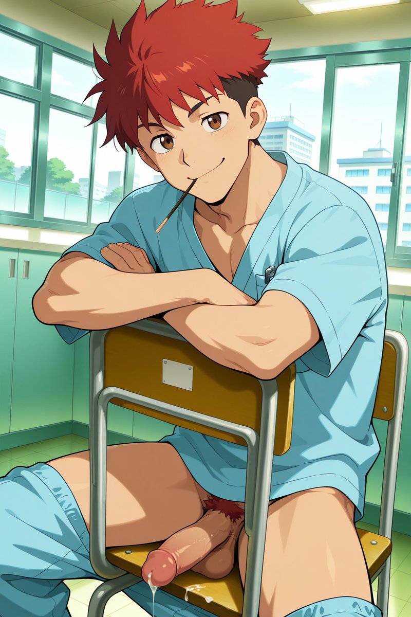 OverlaidArt's tweet photo. Isami 2/2  

If nurses are like this, I'm already up on a ladder blindfolded 🤪 

OC model by@PerviRexartt

#AIart #AI #chudai #nsfw #yaoi #bl #R18 #AIイラスト︎ #yaoiAI #AIBL部 #gay #部 #腐向け #イラスト #NSFW #OverlAIdArt #OverlAIdNSFW #NSFW #PerviRexartt #OC #Isami #originalcharacters #originalcharacterart