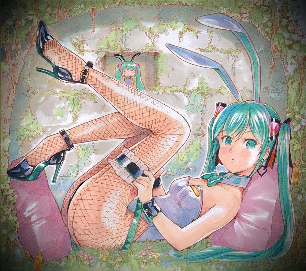 MayoRiyo's tweet photo. #バニーの日👯‍♀️

ミクさん&amp;ルカさん https://t.co/0zEVFrlrs6