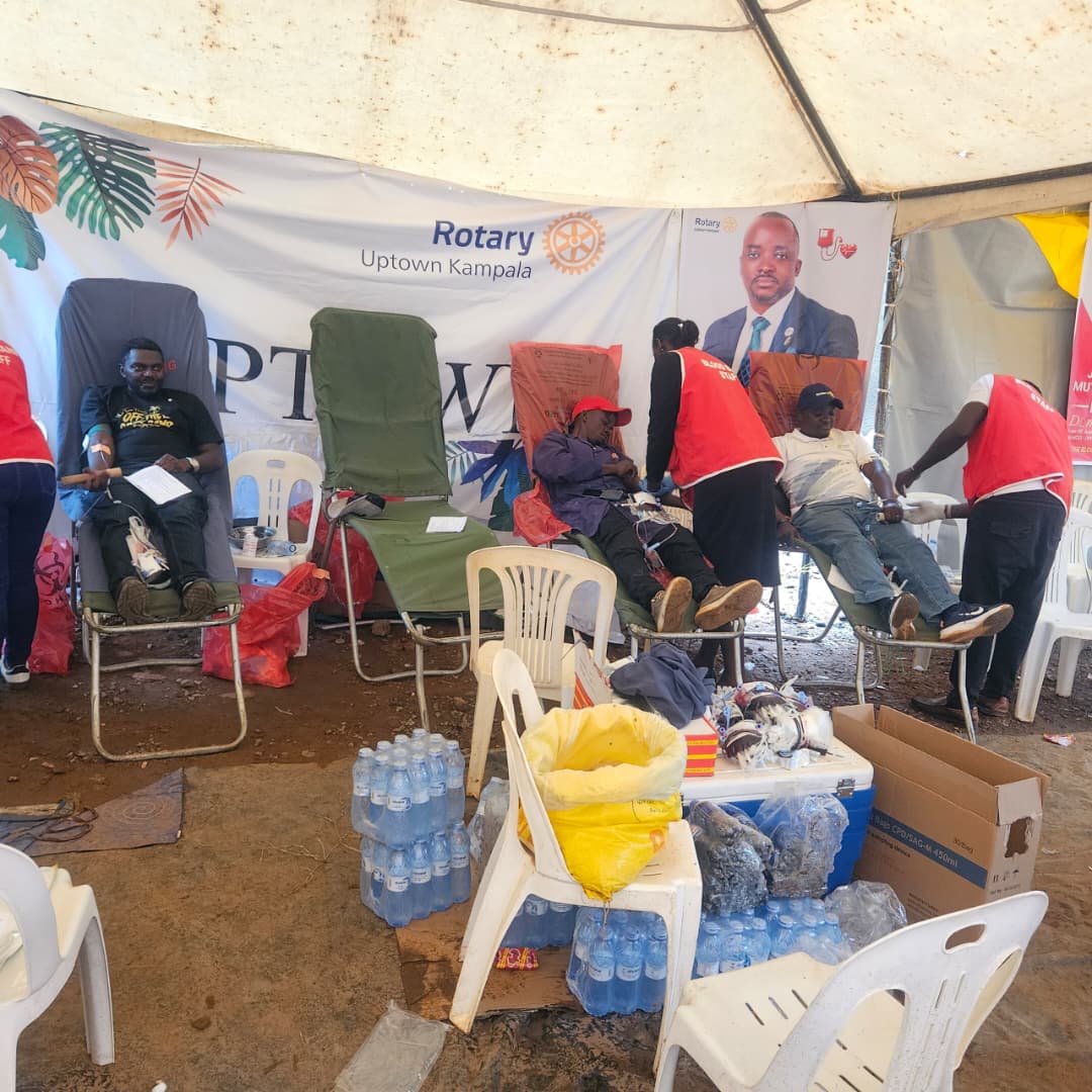 rcuptownkampala's tweet photo. Appreciation 🫱🏿‍🫲🏼

A birthday well celebrated ! 
129 units of blood collected.

On 1st August 2026 , RC Uptown Kampala joined Rtn Ronald Jagwe for a blood drive as a celebration of his birthday.

We thank everyone who donated blood and supported this noble cause 💪🏾

 Each One,Bring One. Be One 🫱🏿‍🫲🏼

#RotaryEyamba
#theUptownLife