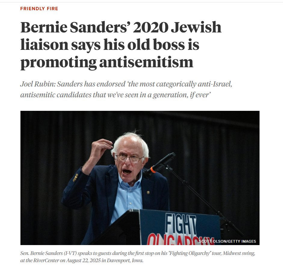 fred_guttenberg's tweet photo. Thank you @JoelMartinRubin for going public with this.  I have said for years that Bernie is antisemitic.  I held onto this story but can share it now.  During the 2020 campaign, I faced grotesque antisemitism from others serving in Bernie's campaign and his surrogates.  I was not the only one.  I spoke with Joel directly when he worked for the campaign about this.  Joel brought this concern to the campaign.  Bernie knew about it.  Bernie could have put a stop to the antisemitic behavior in his campaign back in 2020, as he did know about it.  Bernie chose not to stop it or say a word about it.  @BernieSanders may be Jewish, but he intentionally oversaw and still does an antisemitic effort that has morphed into the DSA.  The antisemitism is by design.  It is who the are.  Antisemitism is in the DNA of the DSA and it began with Bernie.
https://t.co/J6PSqnL5zu