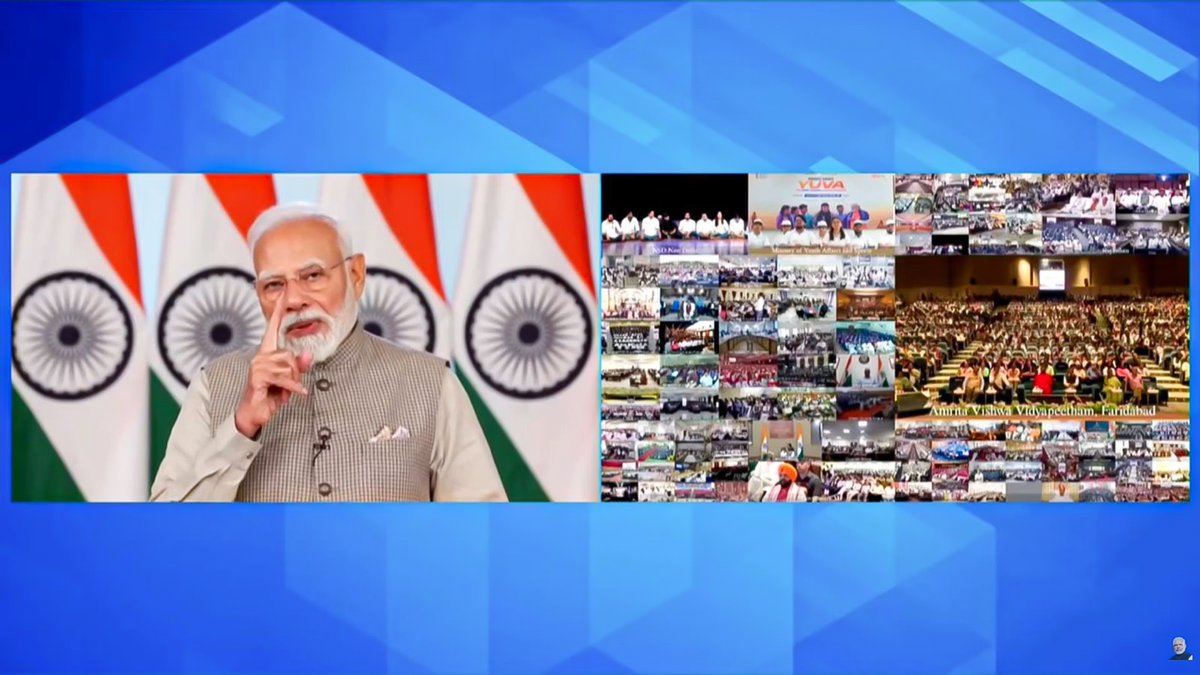 mansukhmandviya's tweet photo. नशामुक्त भारत की ओर ऐतिहासिक कदम! 🇮🇳

आज पीएम श्री नरेंद्र मोदी जी के नेतृत्व में एक नया इतिहास रचा गया। देश भर में 28,000 से अधिक स्थानों पर 1 करोड़ से ज्यादा युवाओं ने एक साथ 'नशा मुक्ति' का pledge लिया।

इस संकल्प को सिद्धि तक ले जाने के लिए मोदी जी ने अगले 100 सप्ताह का रोडमैप दिया है। देश के आध्यात्मिक और सामाजिक संगठन हर सप्ताह इस महाभियान का नेतृत्व करेंगे, ताकि हमारी 'अमृत पीढ़ी' नशामुक्त होकर 2047 के 'विकसित भारत' का निर्माण कर सके।

#NashaMuktYuva