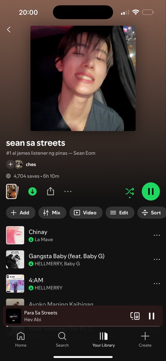 acaicism's tweet photo. the difference between my keon and sean playlists. two types of twinz 😆 https://t.co/HjPY8Ew91O