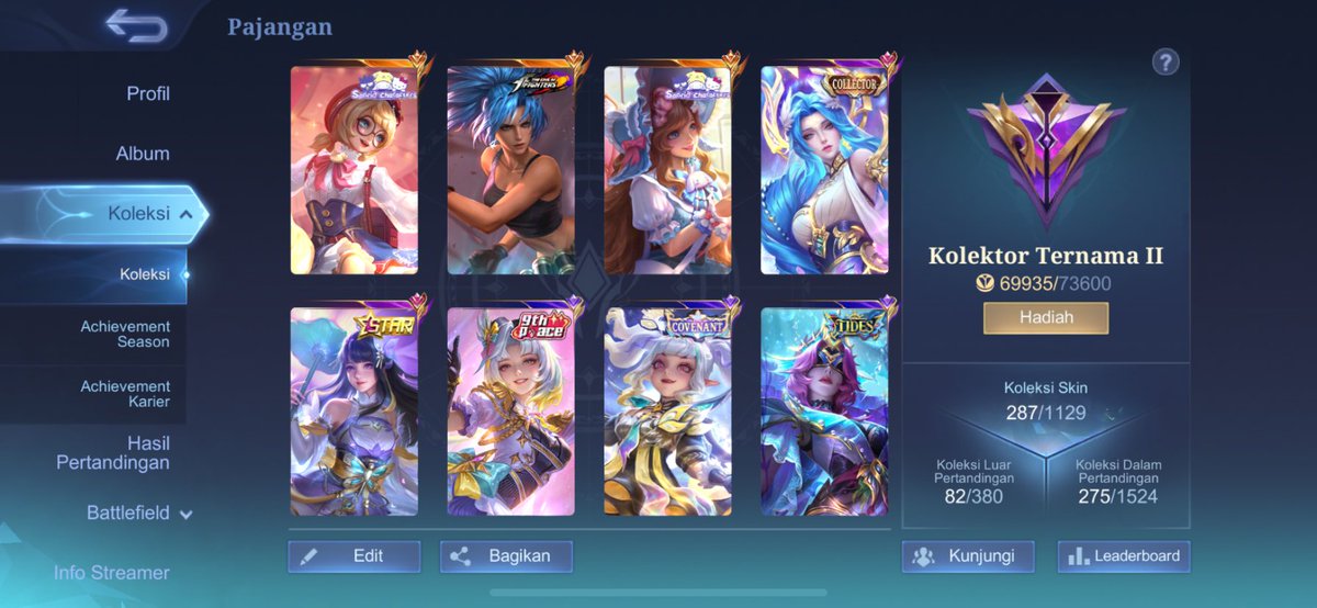 lovlybey's tweet photo. wts acc ml, all safe, bisa ganti gmail, no kgm, monsep, wdp on 24h, spek lengkap dm aja

price: 350k 

#zonauang #zonajajan https://t.co/pAJq4rwYHq