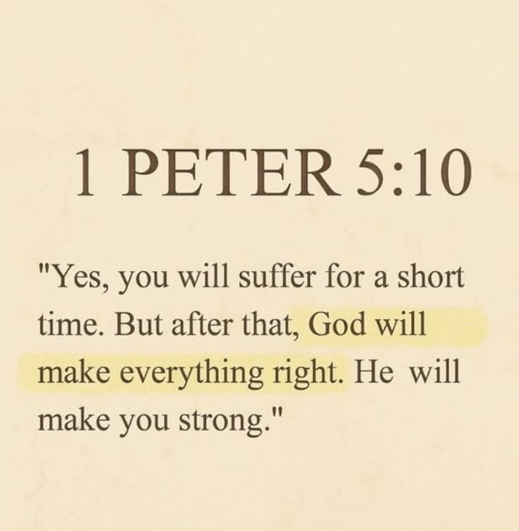 John_Matthew_T's tweet photo. 1 Peter 5:10 https://t.co/AcNNv0Az1Q