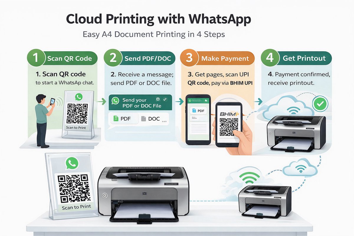 Bonrix's tweet photo. Bonrix Self-Service WhatsApp Printing Kiosk for A4 Documents with BHIM UPI Payment, Dynamic QR, and Automatic Black-and-White or Color Printing System
https://t.co/1rTh9qFx40
#QRCodePayment #A4Printing #BlackAndWhitePrint #ColorPrint #TouchKiosk #WindowsKiosk #AndroidKiosk https://t.co/p5V8ITSnGt