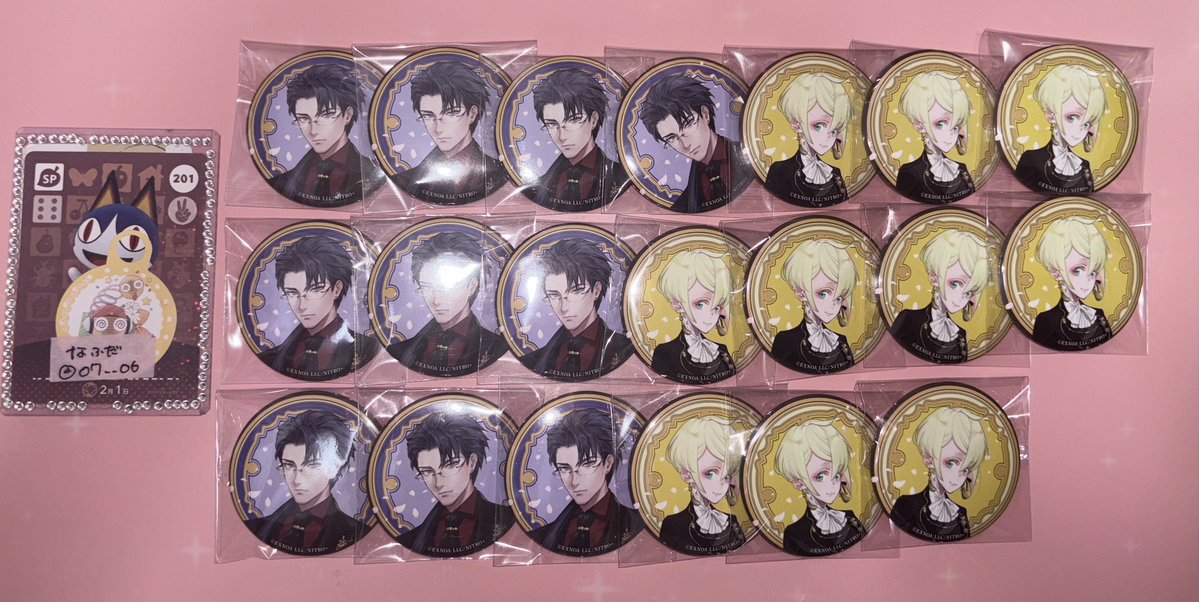O7__O6's tweet photo. 刀剣乱舞STORE  缶バッジコレクション 祝装 スクエア缶バッジ 第十弾

求）姫鶴 丸優先￤定価(+送料)

譲）丸 日光10 太閤11五月雨 村雲
スクエア 五月雨 日光 太閤2

譲渡の際は太閤含む(半数~)お譲り優先、太閤単体の場合¥300/個のお譲り可能です

都内手渡し￤郵送◎
お気軽にお声掛けください🐾 https://t.co/pqIJl3qVvu