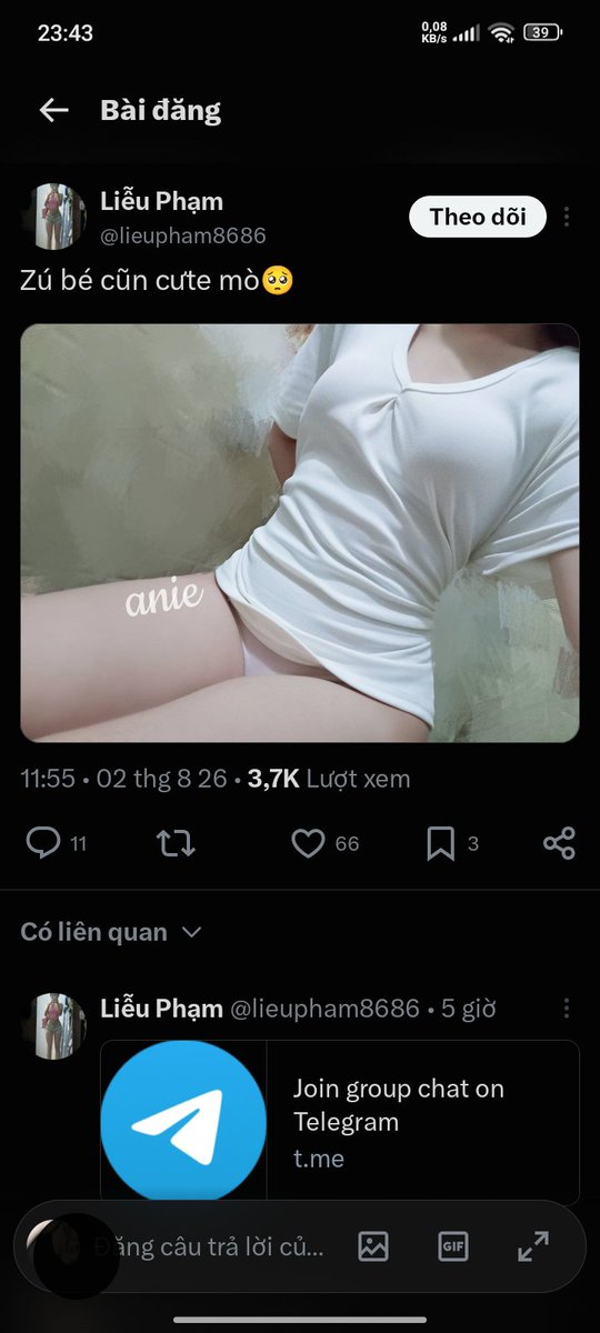 anie_dth0510's tweet photo. Ôi dồi ôi lần đầu bị lấy ảnh dù có cre trước vào đùi gòi má. Bố tổ con hâm, lấy ảnh ngkhac mà đéo hỏi. 
Con chó có đuôi con người đéo có ý thức. Đã thế còn copy nguyên câu của t lại. Bộ m bị đói fem à? https://t.co/8vGdNOjZ1V