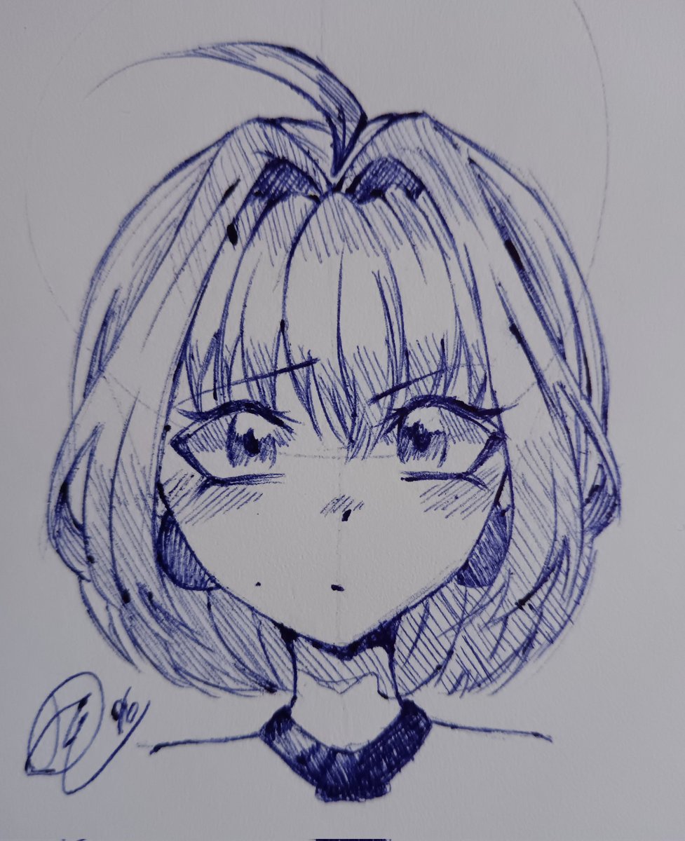 _DE_lusional_'s tweet photo. I haven't drawn on actual paper in ages, forgot how fun it is. Kinda less stressful, yk cos you can't fix everything, so it's easier to not be a perfectionist. But I know many people find it more stressful exactly for this reason lol. 

#sketch #artmoots #beginnerartist https://t.co/qGMA9KZe8k