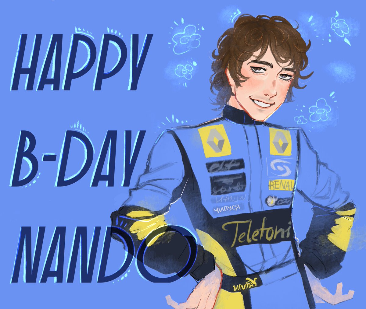 _chipysila's tweet photo. Belated happy birthday!!! 

#f1 #fernandoalonso https://t.co/jPyG3gSC5E