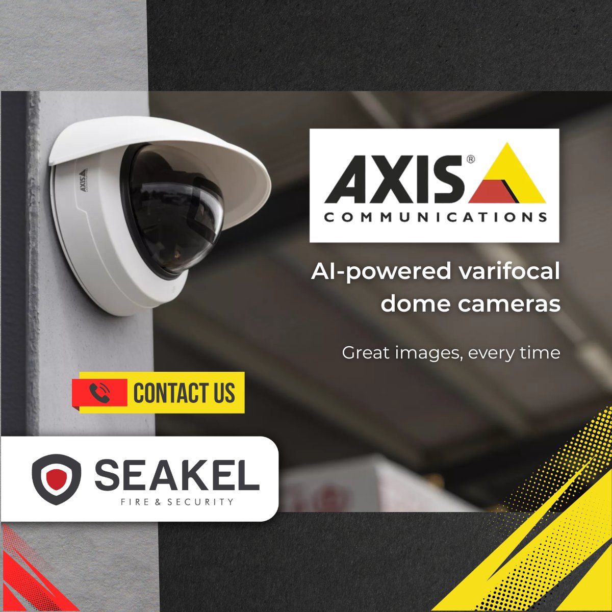 SEAKEL1's tweet photo. AXIS M4225-LVE Dome Camera is a compact, varifocal dome camera offers great images in 2 MP. It comes preinstalled with AXIS Object Analytics.
https://t.co/3NYVNEaICM
#Axis #cctvcamera https://t.co/BVNdYaVTWG