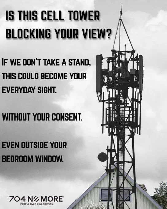 Anti5GWarrior's tweet photo. 🛜🗼 How many more of these ugly, dangerous,
radiation-emitting metal monstrosities can the planet take?
With #EMRSyndrome rising fast and ecosystems crashing all around us, isn't it time to dump this junk?
🇺🇸 You can do something about this! @704nomore
#EMFpollution #Ecocide https://t.co/qMZds4MIfC