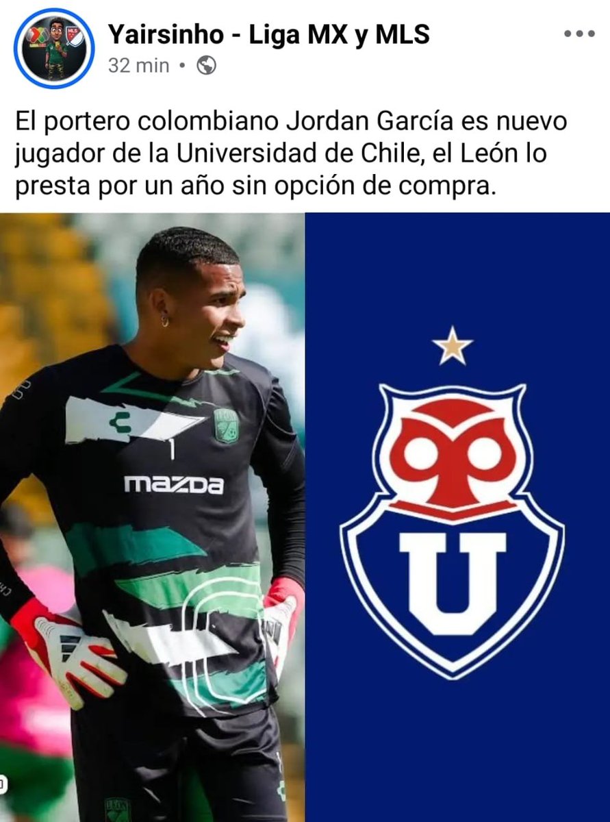 AzulesAnforas's tweet photo. No tiene sentido traer a un arquero de 21 años a PRESTAMO sin opción de compra  que venga a foguearse y a cometer los errores normales de su edad aca para despues irse. Otro negocio con el grupo pachuca, raro a lo menos. Díganme conspiranoico pero yo le pondría ojo.

#VamosLaU https://t.co/f66Gdm5nIb